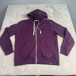 NWOT American Giant Mens Midweight Full Zip Hoodie L Purple Made in USA